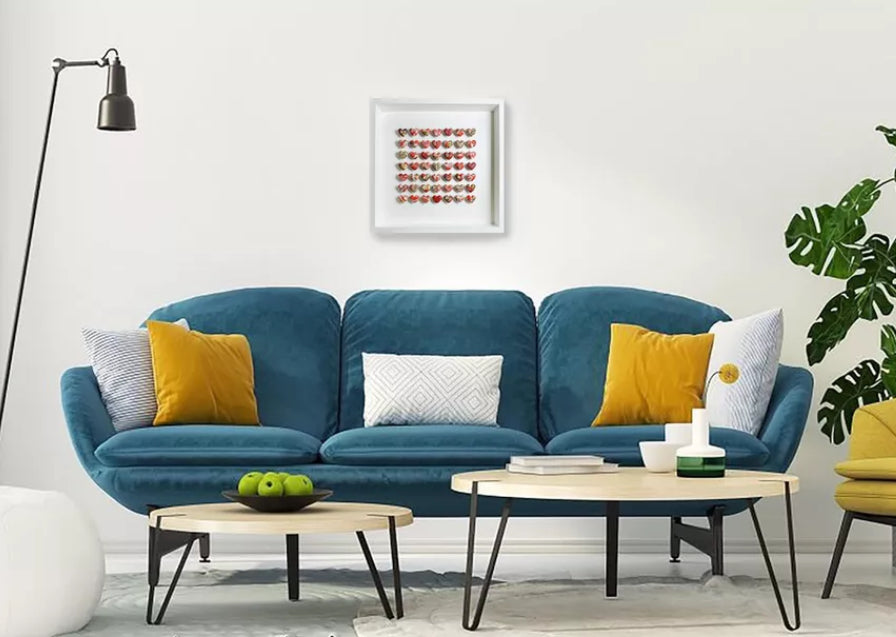 LOVE - RED GOLD WHITE & BEIGE MOKUME GANE